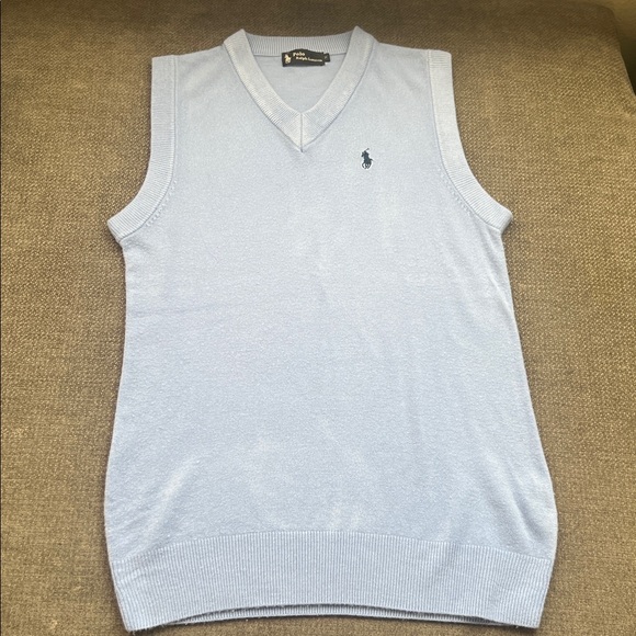 Polo by Ralph Lauren Light Blue Vest - Picture 1 of 4